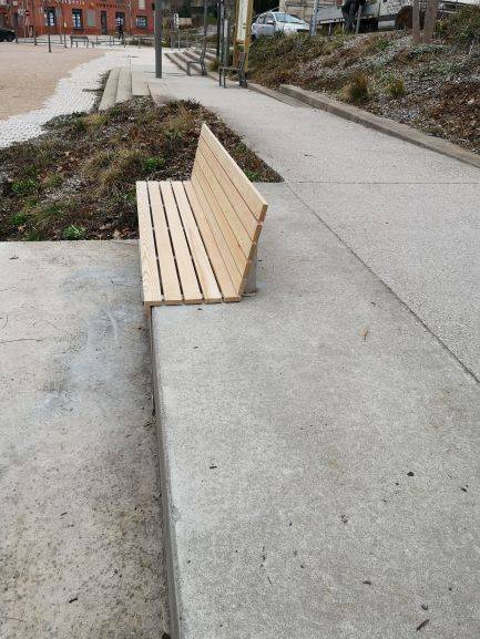 Création d'un banc pour la commune de Chaponost